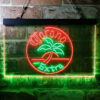 Corona Palm Tree Island Circle LED Sign Man Cave Home Bar Pub Decor