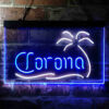 Corona Palm Tree Island LED Sign Home Bar Decor