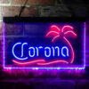 Corona Palm Tree Island LED Sign Home Bar Decor