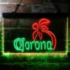 Corona Palm Tree Island Simple LED Sign Man Cave Home Bar Pub Decor