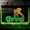 Corona Palm Tree Island Simple LED Sign Man Cave Home Bar Pub Decor