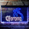 Corona Palm Tree Island Simple LED Sign Man Cave Home Bar Pub Decor