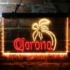 Corona Palm Tree Island Simple LED Sign Man Cave Home Bar Pub Decor