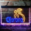 Corona Palm Tree Island Simple LED Sign Man Cave Home Bar Pub Decor