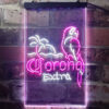 Corona Parrot Palm Tree Bar LED Sign Man Cave Decor