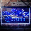 Corona Seaplane Hydroplane LED Sign Home Bar Decor