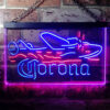 Corona Seaplane Hydroplane LED Sign Home Bar Decor