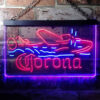 Corona Seaplane Hydroplane LED Sign Home Bar Decor