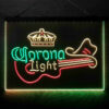 Coronas Light Guitar Cowboy Hat 3-Color LED Sign Man Cave Home Bar Pub Decor