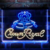 Crown Royal 3-Color LED Sign Man Cave Home Bar Pub Decor