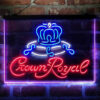 Crown Royal 3-Color LED Sign Man Cave Home Bar Pub Decor