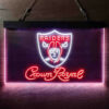 Crown Royal Oakland Raiders Est 1960 LED Sign Man Cave Home Bar Pub Decor