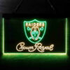 Crown Royal Oakland Raiders Est 1960 LED Sign Man Cave Home Bar Pub Decor