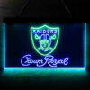 Crown Royal Oakland Raiders Est 1960 LED Sign Man Cave Home Bar Pub Decor