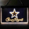 Dallas Cowboys Crown Royal LED Sign Home Bar Decor