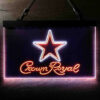 Dallas Cowboys Crown Royal LED Sign Home Bar Decor