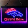 Denver Broncos Corona Extra LED Sign Home Bar Decor