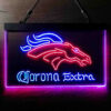 Denver Broncos Corona Extra LED Sign Home Bar Decor