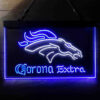 Denver Broncos Corona Extra LED Sign Home Bar Decor