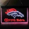 Denver Broncos Corona Extra LED Sign Home Bar Decor