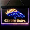 Denver Broncos Corona Extra LED Sign Home Bar Decor