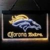 Denver Broncos Corona Extra LED Sign Home Bar Decor