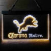 Detroit Lions Corona Extra LED Sign Man Cave Home Bar Pub Decor