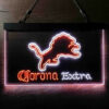 Detroit Lions Corona Extra LED Sign Man Cave Home Bar Pub Decor