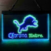 Detroit Lions Corona Extra LED Sign Man Cave Home Bar Pub Decor