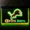 Detroit Lions Corona Extra LED Sign Man Cave Home Bar Pub Decor