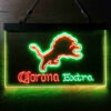 Detroit Lions Corona Extra LED Sign Man Cave Home Bar Pub Decor