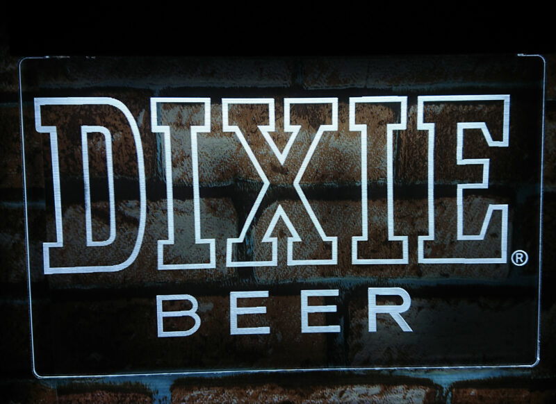 Dixie LED Sign Man Cave Home Bar Pub Decor