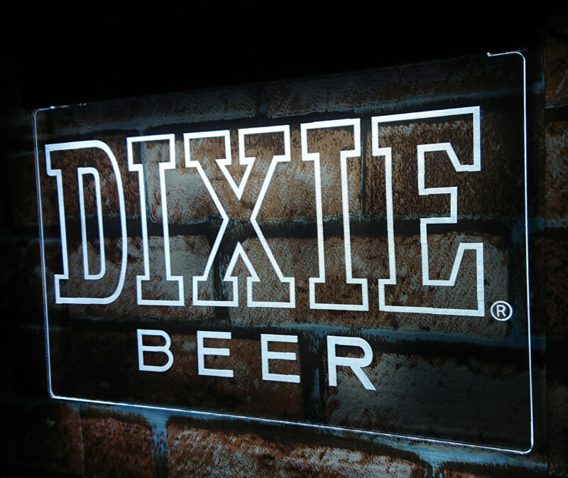 Dixie LED Sign Man Cave Home Bar Pub Decor