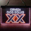 Dos Equis Bright Red XX Mexican LED Sign Man Cave Home Bar Pub Decor