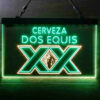 Dos Equis Bright Red XX Mexican LED Sign Man Cave Home Bar Pub Decor