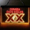 Dos Equis Bright Red XX Mexican LED Sign Man Cave Home Bar Pub Decor