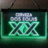 Dos Equis Bright Red XX Mexican LED Sign Man Cave Home Bar Pub Decor