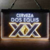 Dos Equis Bright Red XX Mexican LED Sign Man Cave Home Bar Pub Decor