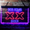 Dos Equis XX Bar LED Sign Home Bar Man Cave Decor