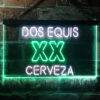 Dos Equis XX Cerveza LED Sign Man Cave Home Bar Pub Decor