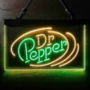 Dr Pepper Line Logo LED Sign Man Cave Home Bar Pub Decor