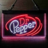 Dr Pepper Line Logo LED Sign Man Cave Home Bar Pub Decor