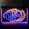 Dr Pepper Line Logo LED Sign Man Cave Home Bar Pub Decor