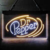 Dr Pepper Line Logo LED Sign Man Cave Home Bar Pub Decor