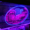 Dr Pepper Line Logo LED Sign Man Cave Home Bar Pub Decor