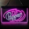 Dr Pepper Line Logo LED Sign Man Cave Home Bar Pub Decor