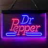 Dr Pepper Wordmark Logo LED Sign Man Cave Home Bar Pub Decor