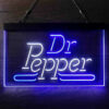 Dr Pepper Wordmark Logo LED Sign Man Cave Home Bar Pub Decor