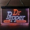 Dr Pepper Wordmark Logo LED Sign Man Cave Home Bar Pub Decor