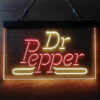 Dr Pepper Wordmark Logo LED Sign Man Cave Home Bar Pub Decor